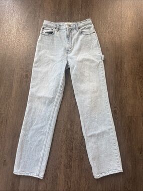 Abercrombie & Fitch Light Blue Straight Leg Jeans